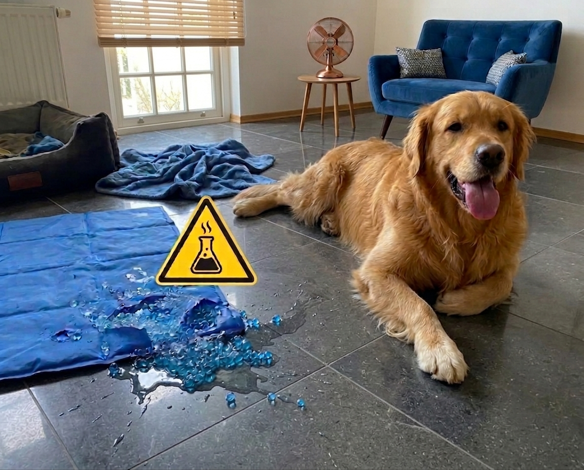 Votre chien ne peut pas transpirer