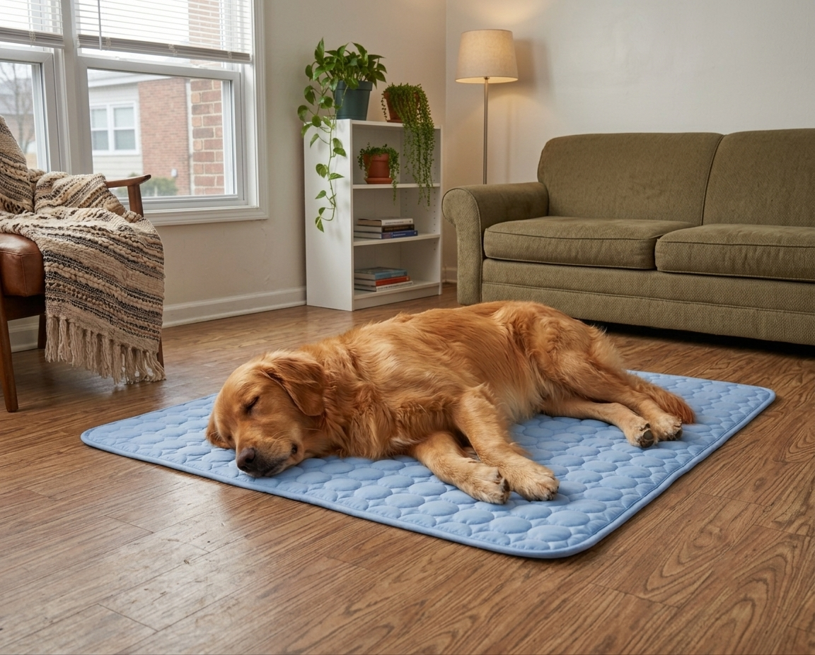 Le tapis qui laisse votre chien profiter de l'été