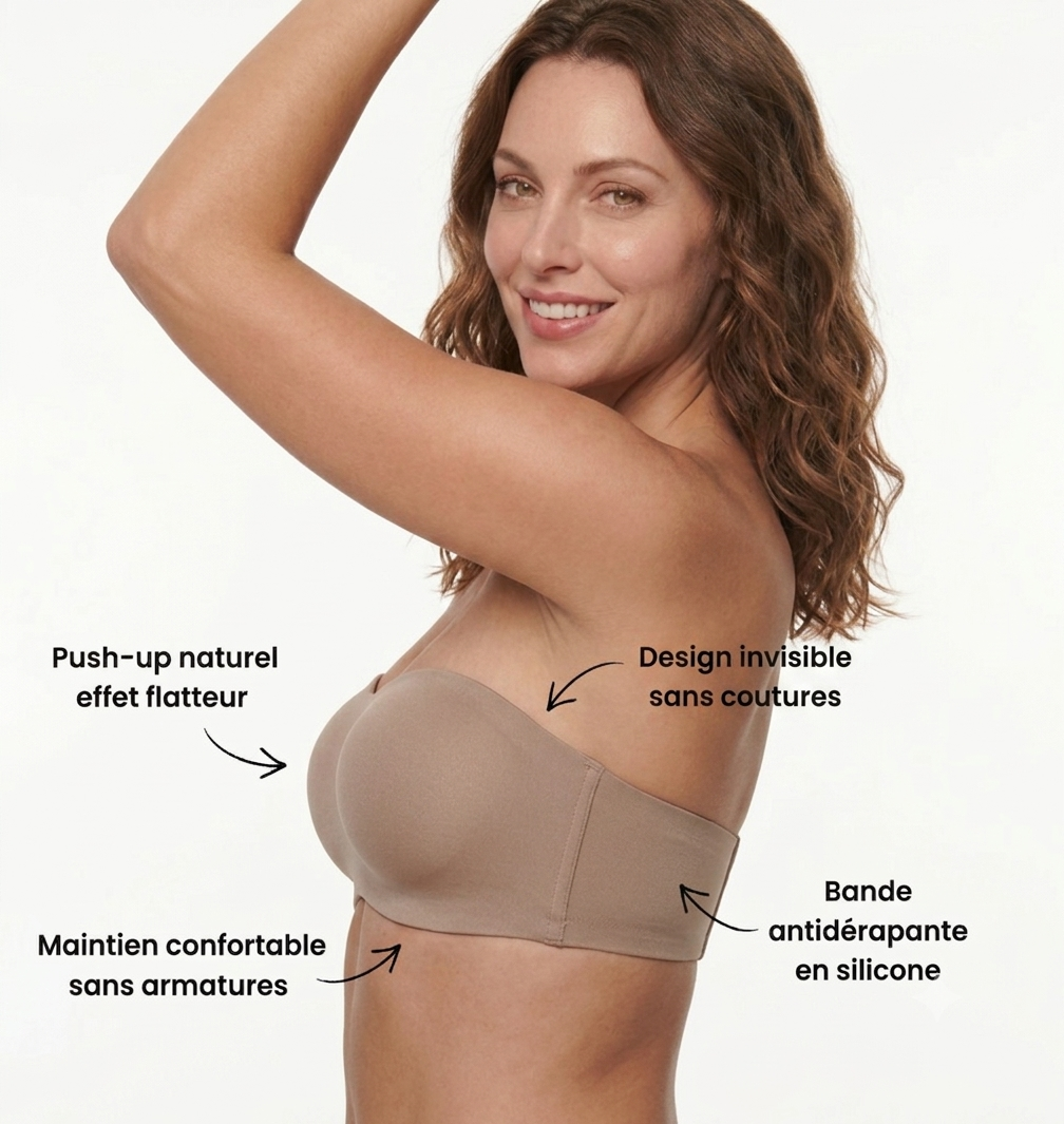 PerlaSculpt™-Soutien-gorge invisible sans bretelles